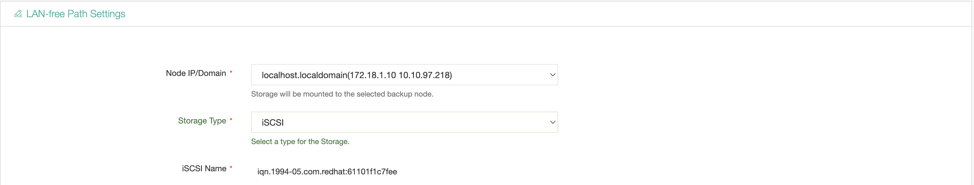 iSCSI Initiator
