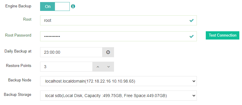 ovirt engine backup